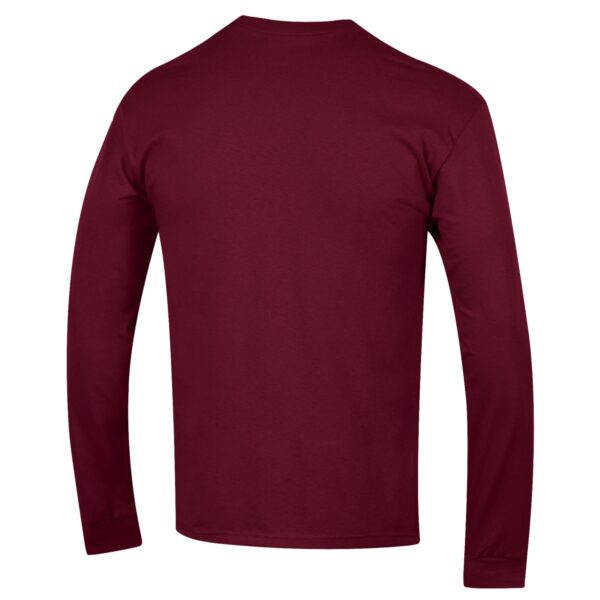 Men's Champion Maroon Phillips Exeter Academy Big Red Jersey Est. Date Long Sleeve T-Shirt - Image 4