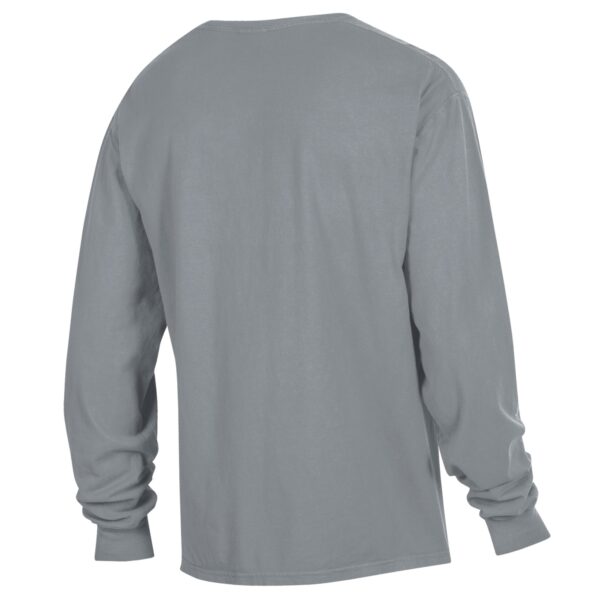 Men's ComfortWash Gray George Mason Patriots Garment Dyed Long Sleeve T-Shirt - Image 7