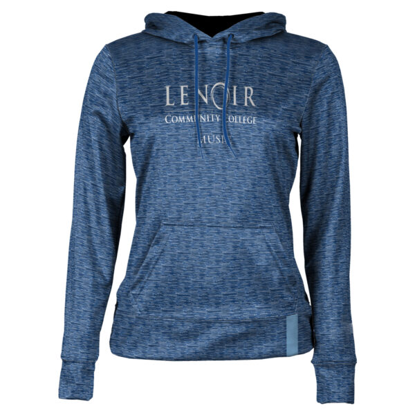Women's Navy Lenoir Community College Music Pullover Hoodie - Image 6