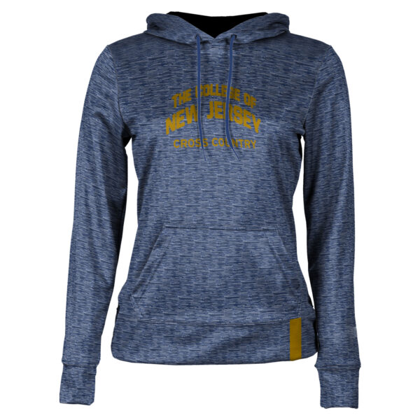 Women's Blue College of New Jersey Lions Cross Country Pullover Hoodie - Image 6