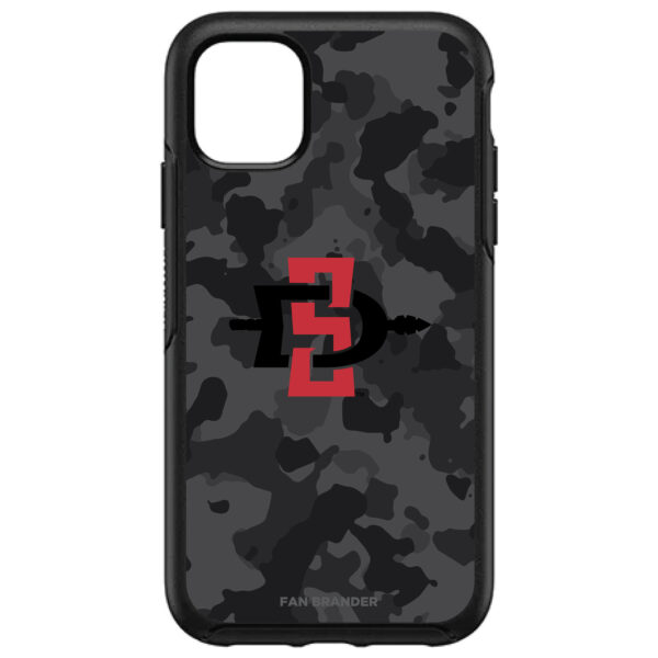 OtterBox Black San Diego State Aztecs Urban Camo iPhone Case