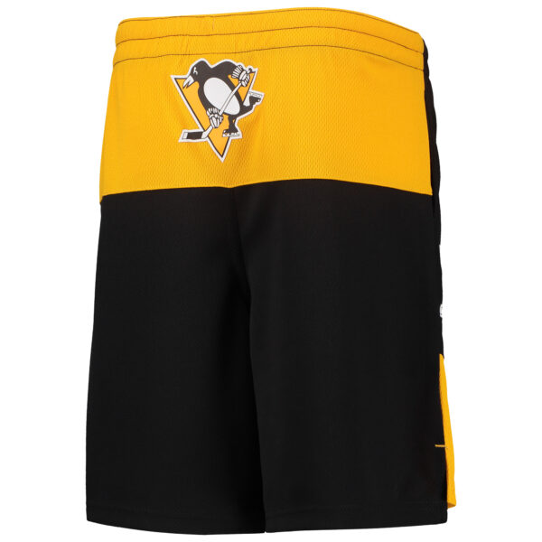 Youth Sidney Crosby Black Pittsburgh Penguins Pandemonium Name & Number Shorts - Image 7