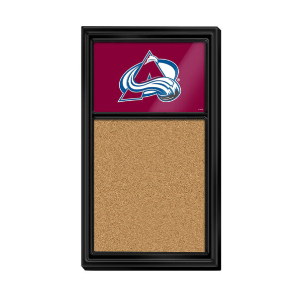 Colorado Avalanche 31'' x 17.5'' Cork Note Board - Image 3