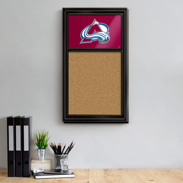 Colorado Avalanche 31'' x 17.5'' Cork Note Board - Image 9