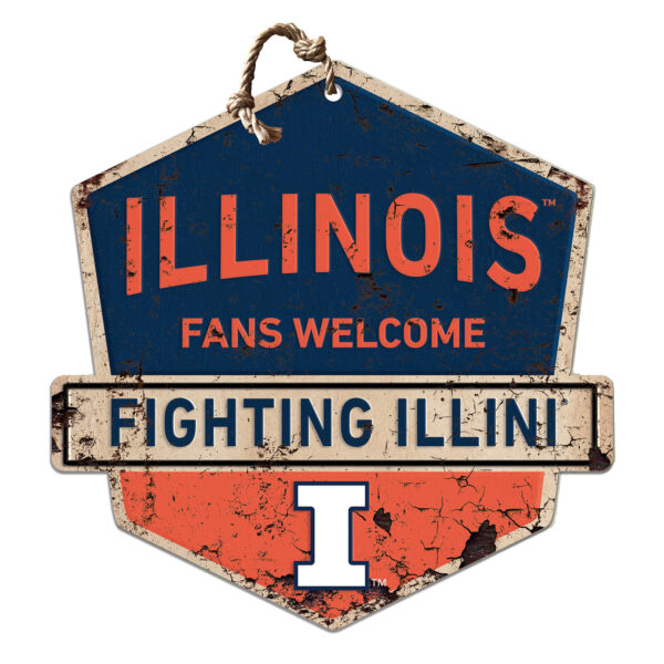 Illinois Fighting Illini Fans Welcome Sign - Image 4