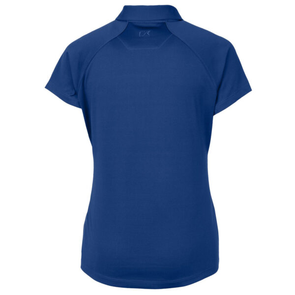 Women's Cutter & Buck Royal New England Patriots Throwback Logo Forge Stretch Polo - Image 7