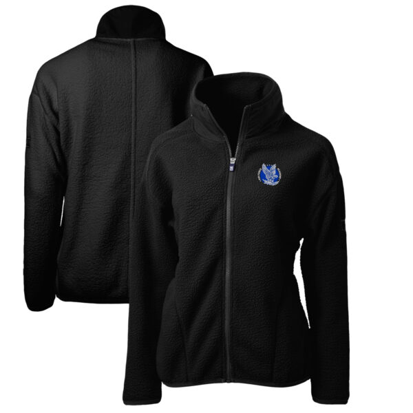 Women's Cutter & Buck Black Air Force Falcons Cascade Eco Sherpa Full-Zip Fleece Jacket - Image 2