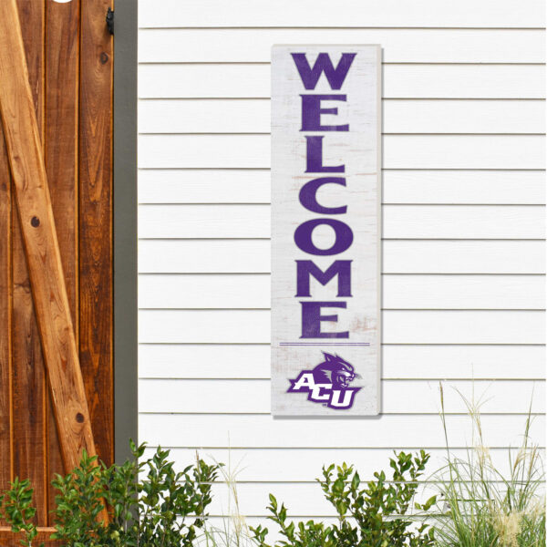 Abilene Christian University Wildcats 10'' x 35'' Indoor/Outdoor Welcome Sign - Image 5