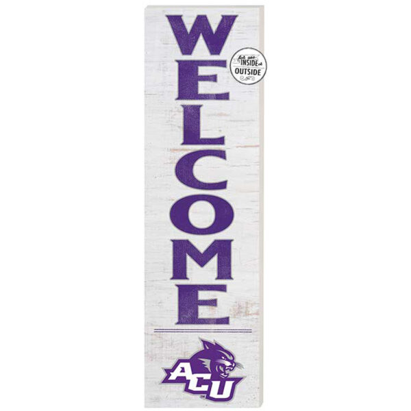 Abilene Christian University Wildcats 10'' x 35'' Indoor/Outdoor Welcome Sign