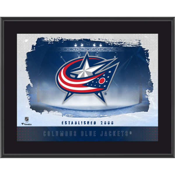 Columbus Blue Jackets Fanatics Authentic 10.5" x 13" Sublimated Horizontal Logo Team Plaque