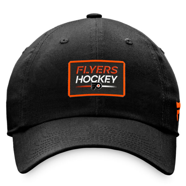 Women's Fanatics  Black Philadelphia Flyers Authentic Pro Rink Adjustable Hat - Image 7