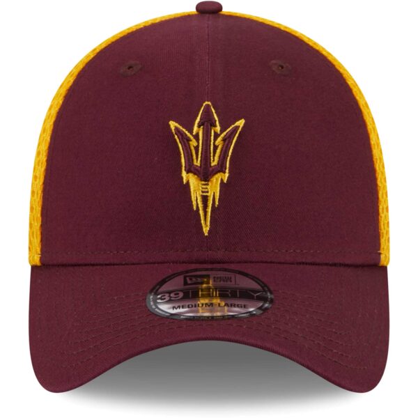 Men's New Era Maroon Arizona State Sun Devils Evergreen Neo 39THIRTY Flex Hat - Image 8