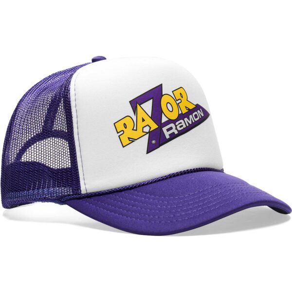 Men's Chalk Line White Razor Ramon Trucker Snapback Hat - Image 6