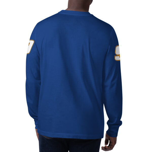 Men's Starter Royal Chase Elliott Clutch Hit Graphic Long Sleeve T-Shirt - Image 3