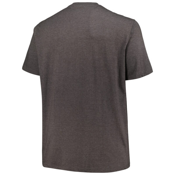 Men's Profile Heather Charcoal Ohio State Buckeyes Big & Tall Team T-Shirt - Image 10