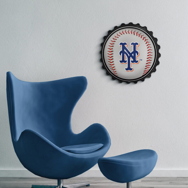 New York Mets 19'' x 19'' Bottle Cap Wall Sign - Image 11