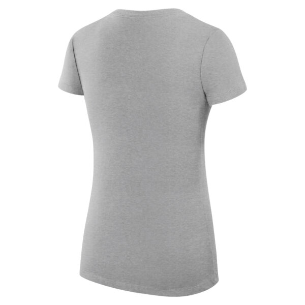 Women's G-III 4Her by Carl Banks  Heather Gray Cincinnati Bengals V-Neck Fitted T-Shirt - Image 7