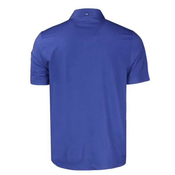 Men's Cutter & Buck  Royal Buffalo Bills Throwback Big & Tall Pike Eco Tonal Geo Print Stretch Recycled Polo - Image 10