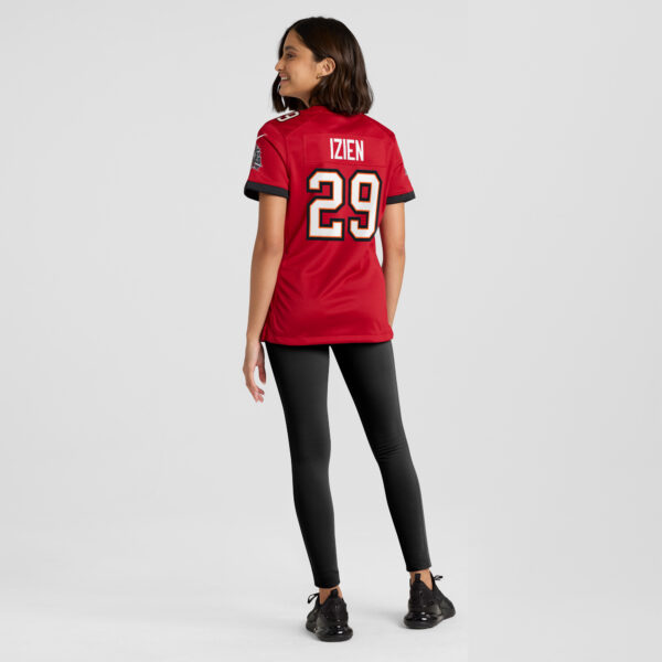 Women's Nike Christian Izien  Red Tampa Bay Buccaneers  Game Jersey - Image 18