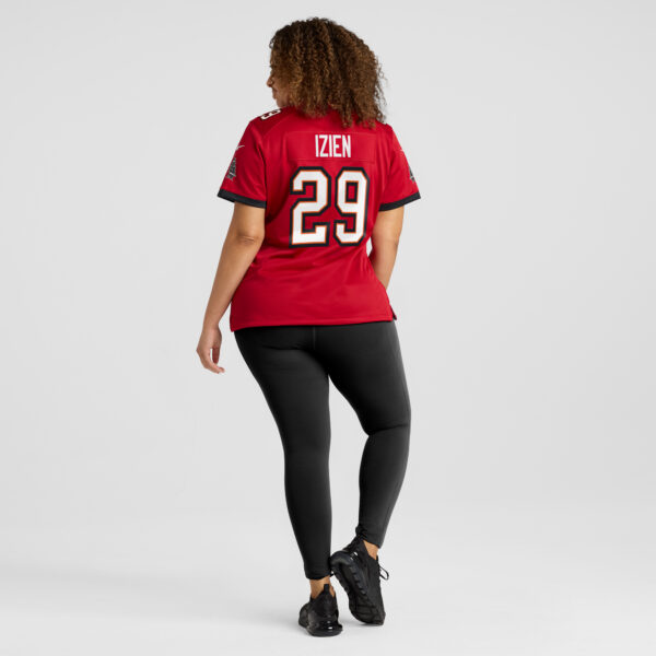 Women's Nike Christian Izien  Red Tampa Bay Buccaneers  Game Jersey - Image 11