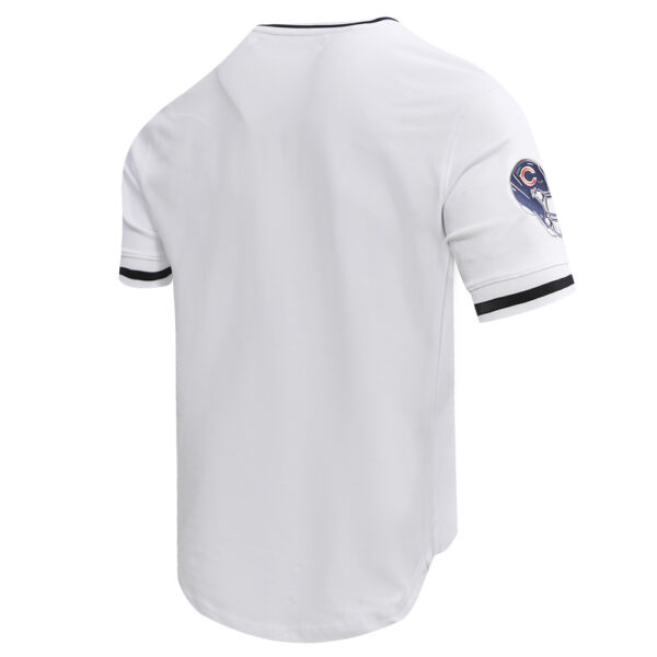 Men's Pro Standard  White Chicago Bears Classic Chenille Double Knit T-Shirt - Image 10
