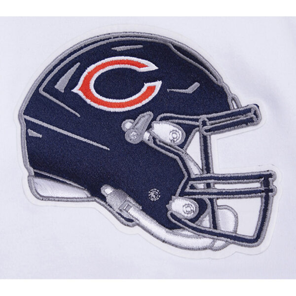 Men's Pro Standard  White Chicago Bears Classic Chenille Double Knit T-Shirt - Image 13
