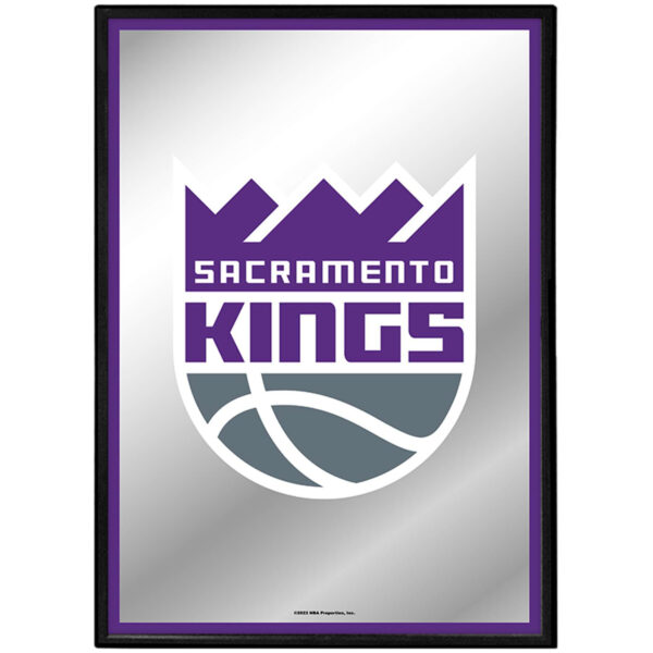 Sacramento Kings 27" x 19" Framed Mirrored Wall Sign - Image 7