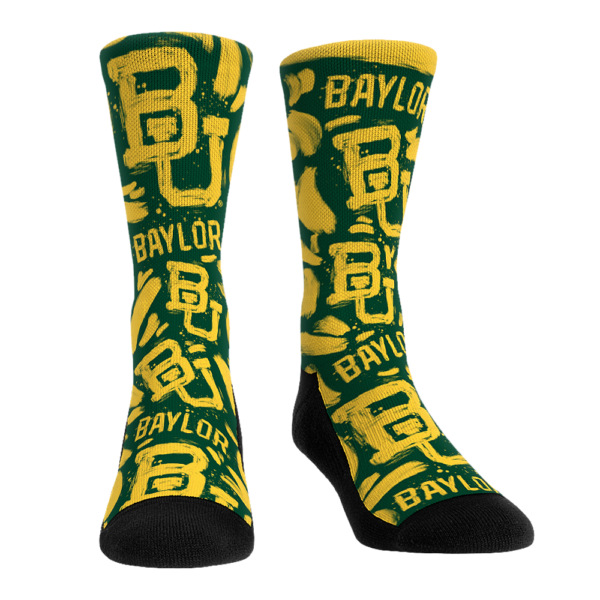Unisex Rock Em Socks  Baylor Bears Fan Favorite Three-Pack Crew Sock Set - Image 8