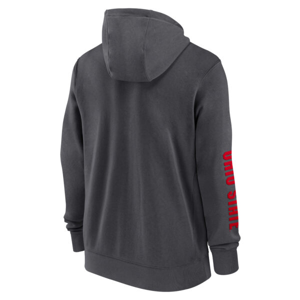 Men's Profile Heather Charcoal Ohio State Buckeyes Big & Tall Team T-Shirt - Image 4