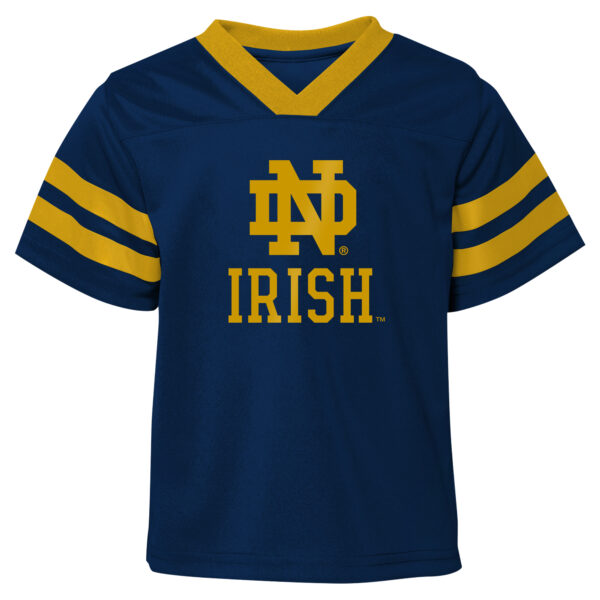 Infant Notre Dame Fighting Irish Two-Piece Red Zone Jersey & Pants Set - Image 3
