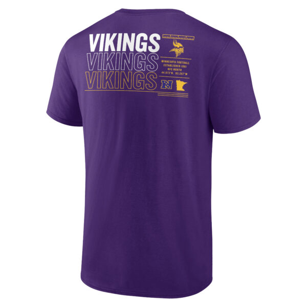 Men's Fanatics Purple Minnesota Vikings Repeat Stats T-Shirt - Image 7