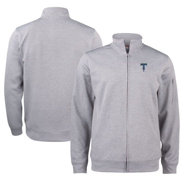 Unisex Cutter & Buck Gray Tulsa Drillers Clique Lift Eco Performance Full-Zip Jacket