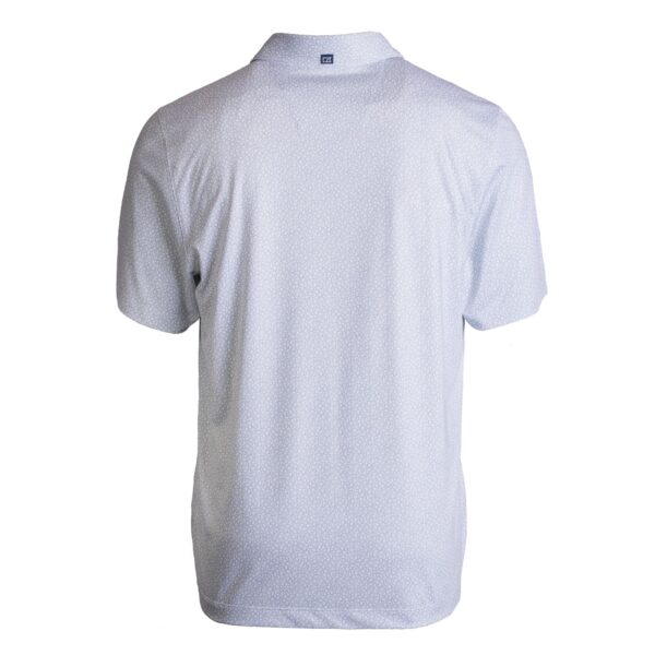 Men's Cutter & Buck  Royal Buffalo Bills Throwback Big & Tall Pike Eco Tonal Geo Print Stretch Recycled Polo - Image 4
