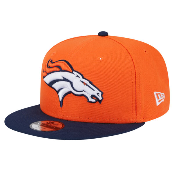 Youth New Era Orange/Navy Denver Broncos Main Two-Tone 9FIFTY Snapback Hat