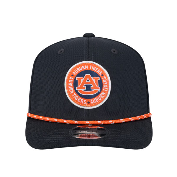 Men's New Era Navy Auburn Tigers COOLERA 9SEVENTY Rope Stretch-Snap Hat - Image 8