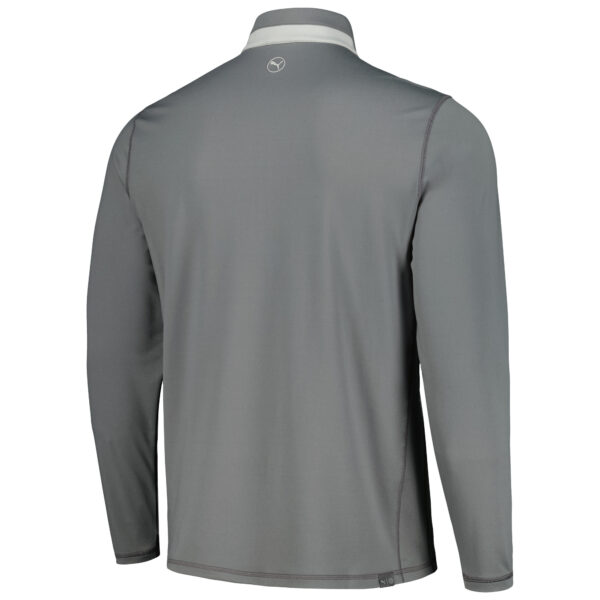 Men's Puma Gray Arnold Palmer Invitational Lightweight Quarter-Zip Top - Image 6