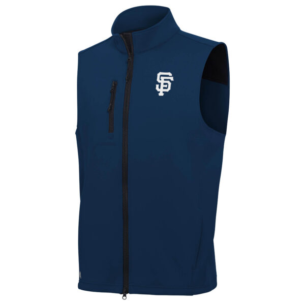 Men's Antigua  Navy San Francisco Giants Demand Full-Zip Vest - Image 4