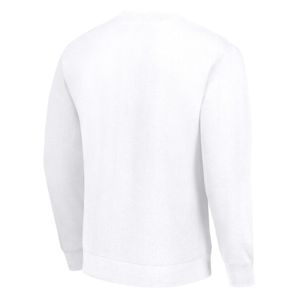 Men's Starter White Jacksonville Jaguars Team Mesh Print Graphic Pullover Sweatshirt - Image 7