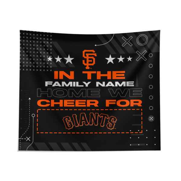Pegasus San Francisco Giants 51" x 60" We Cheer For Personalized Wall Tapestry