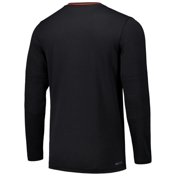 Men's Nike Black Oregon State Beavers Coaches Quarter-Zip Jacket - Image 7