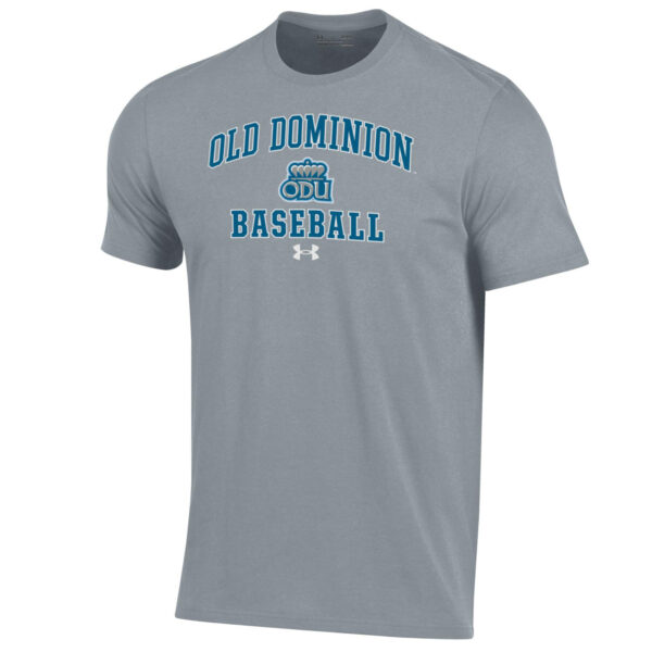 Men's Under Armour  Gray Old Dominion Monarchs Baseball Performance T-Shirt - Image 3