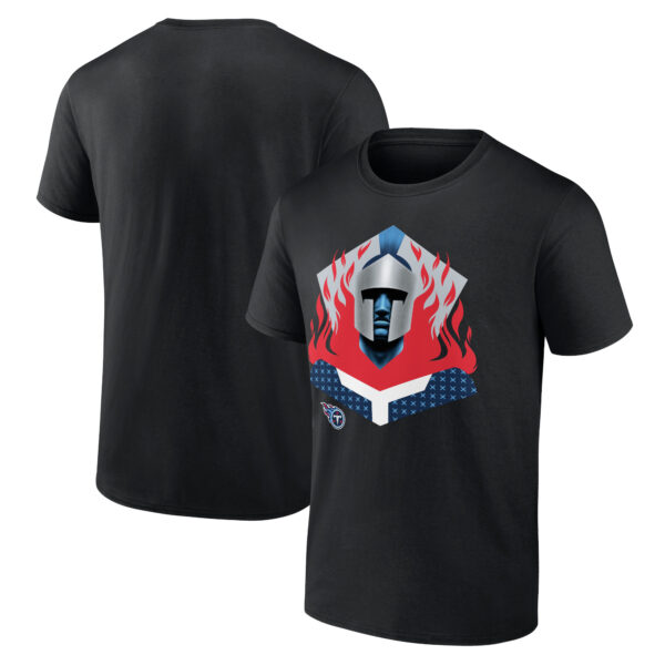 Men's  Black Tennessee Titans 2024 NFL Draft Illustrated T-Shirt - Image 5