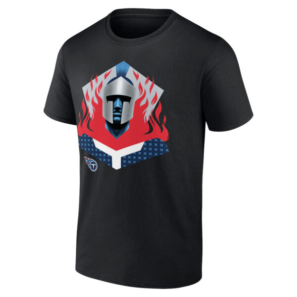 Men's  Black Tennessee Titans 2024 NFL Draft Illustrated T-Shirt - Image 6