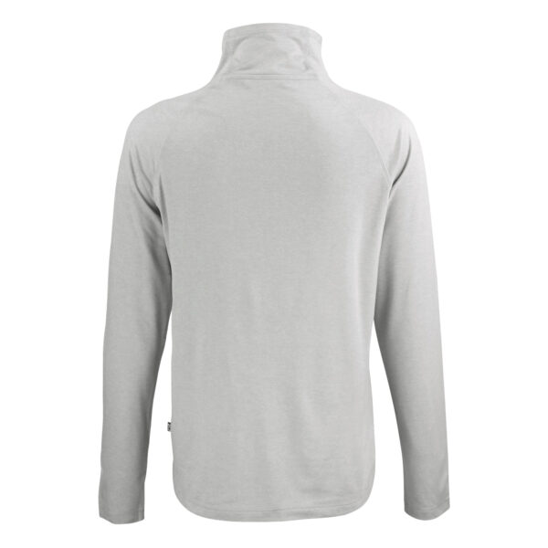 Women's Cutter & Buck Gray Philadelphia Eagles Coastline Epic Comfort Eco Recycled Funnel Neck Raglan Pullover Sweatshirt - Image 7