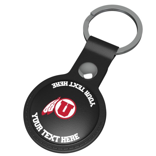 Keyscaper Black Utah Utes Personalized AirTag Holder - Image 5