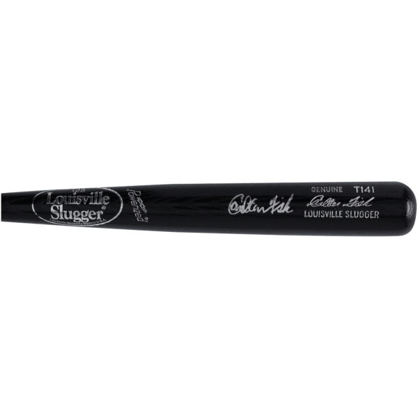 Carlton Fisk Boston Red Sox Autographed Louisville Slugger Game Model Bat - Image 7