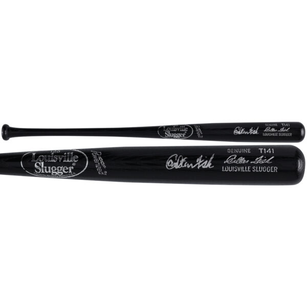 Carlton Fisk Boston Red Sox Autographed Louisville Slugger Game Model Bat