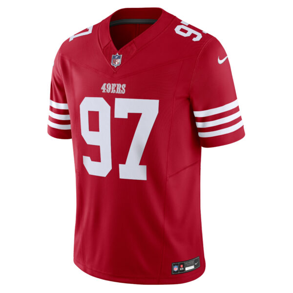 Men's Nike Nick Bosa Scarlet San Francisco 49ers Vapor F.U.S.E. Limited Jersey - Image 3