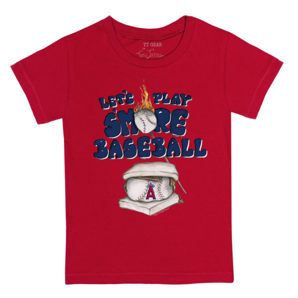 Youth Tiny Turnip Red Los Angeles Angels Smores T-Shirt - Image 6