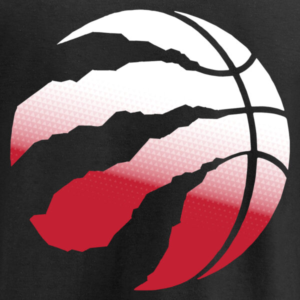 Men's Black Toronto Raptors Gradient Logo T-Shirt - Image 8